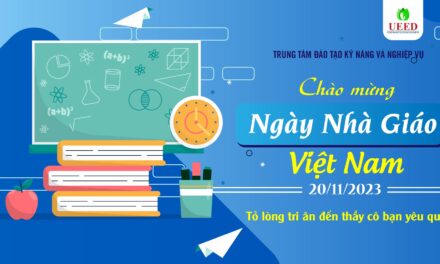 Trung tâm Đào tạo Kỹ năng và Nghiệp vụ UEED chúc mừng ngày Nhà giáo Việt Nam 20/11