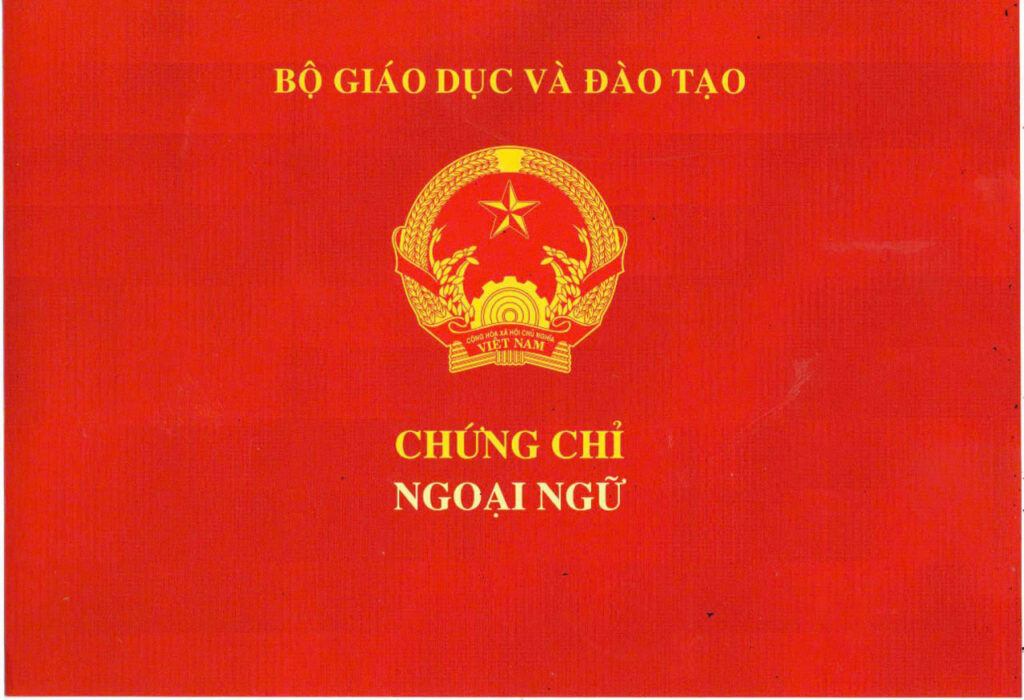 Chứng chỉ tiếng Anh B1 - Nghiệp vụ UEED