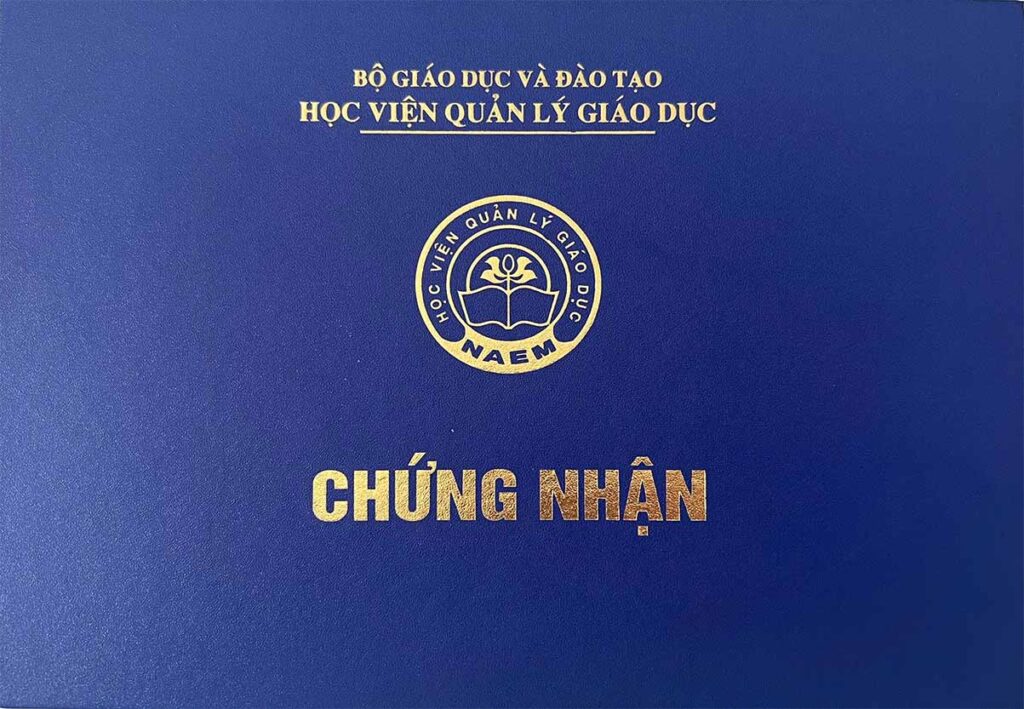 Chứng nhận Quản lý giáo dục trường mầm non - Trung tâm đào tạo kỹ năng và nghiệp vụ UEED