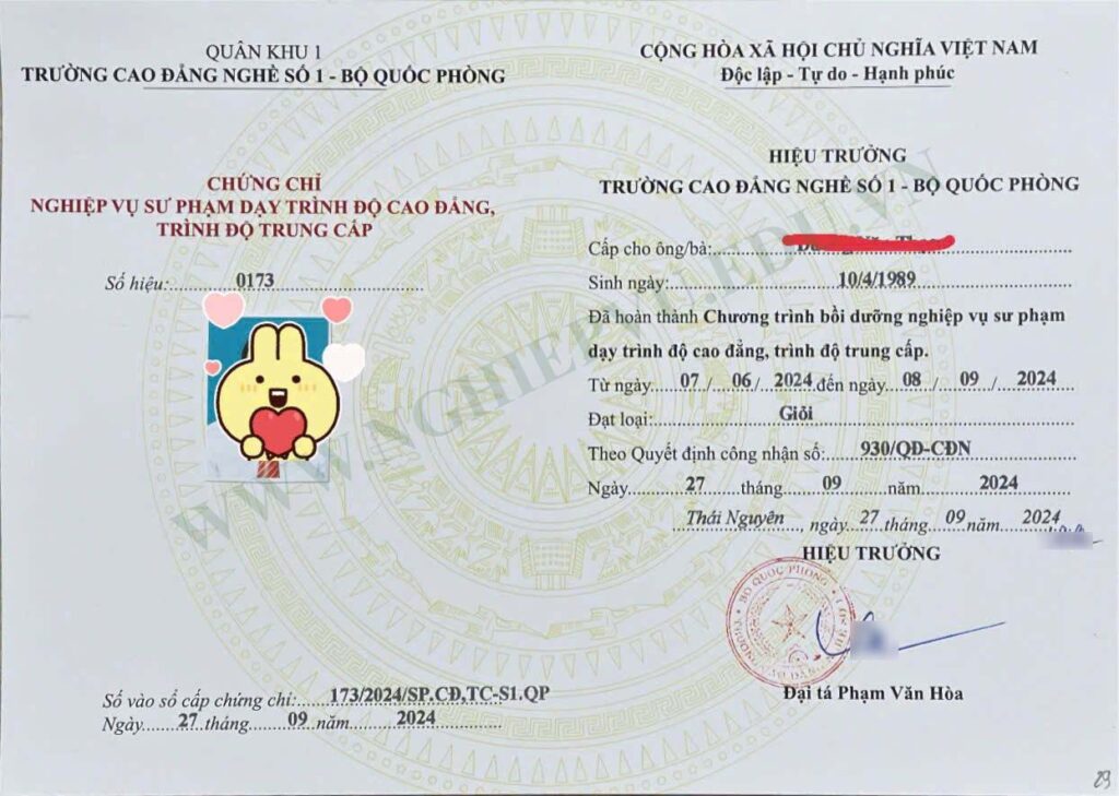 NVSP dạy trình độ cao đẳng, trung cấp - Nghiệp vụ UEED