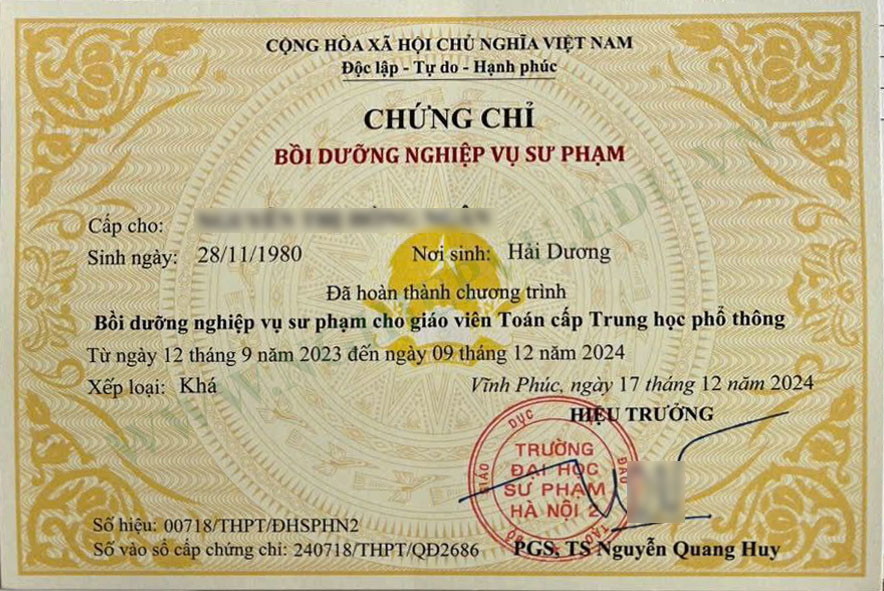 NVSP giáo viên Toán cấp THPT - Nghiệp vụ UEED