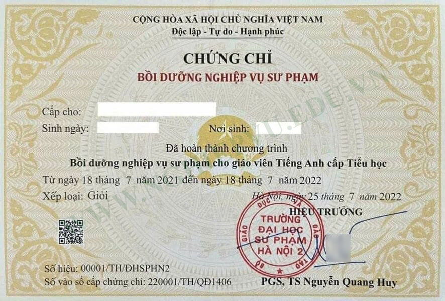 Nghiệp vụ sư phạm cho giáo viên Tiếng Anh Cấp tiểu học - Nghiệp vụ UEED