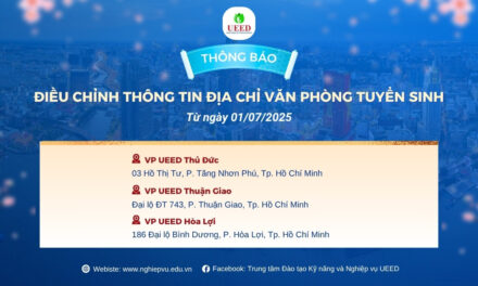 THÔNG BÁO ĐIỀU CHỈNH THÔNG TIN ĐỊA CHỈ CÁC VĂN PHÒNG TUYỂN SINH
