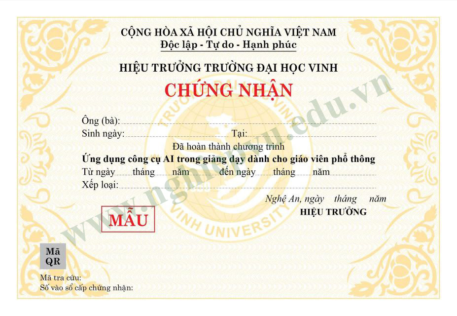 Ứng dụng công cụ Al trong giảng dạy dành cho giáo viên phố thông - Nghiệp vụ UEED