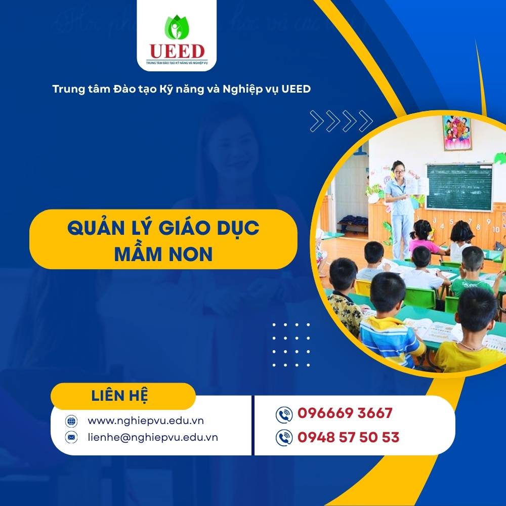 Quản lý giáo dục mầm non - Nghiệp vụ UEED